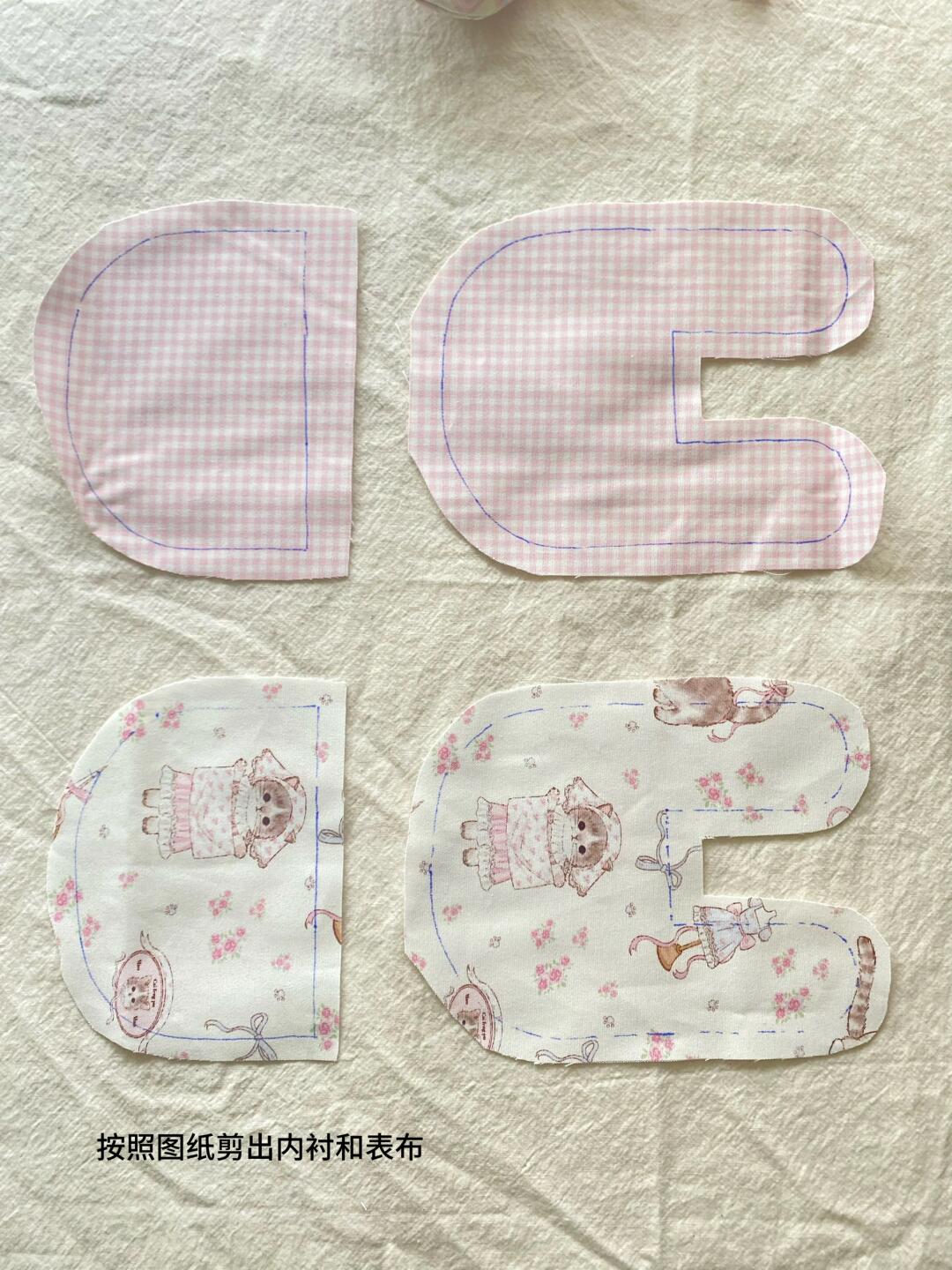 Bnny pouch sewing pattern