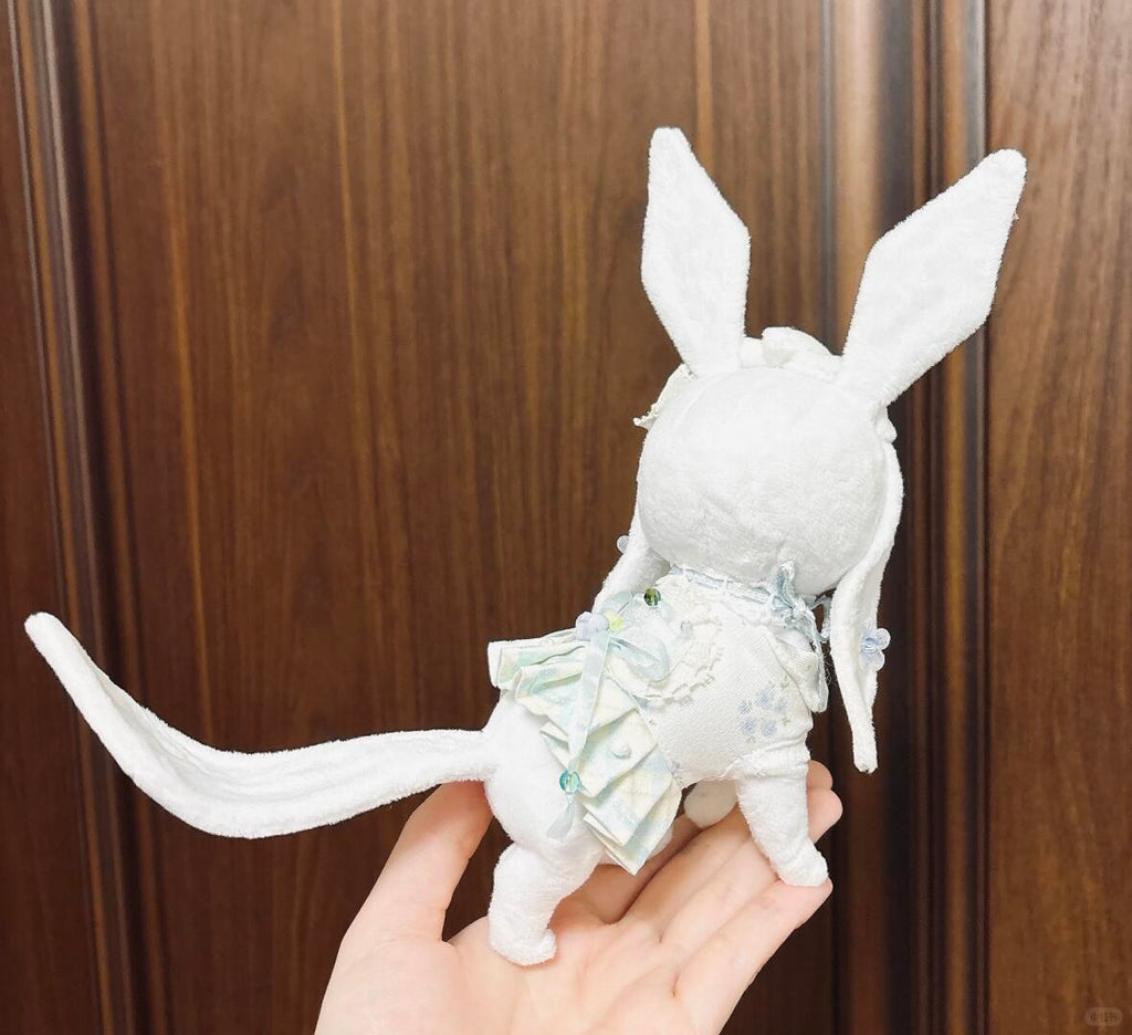 Eevee Sewing Pattern PDF Kawaii Pokemon Plush Bag Charm Handmade Gift for Pokemon Lover and Cute Things to Sew Instant Download