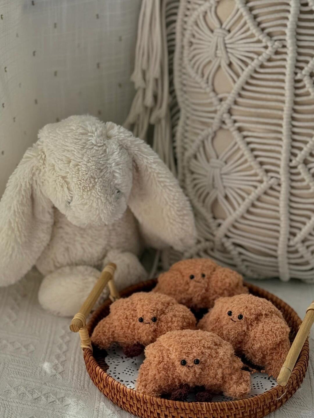 5 Bread and Drink Food Plushie Crochet Pattern | Jellycat Inspired Kawaii Food Amigurumi PDF