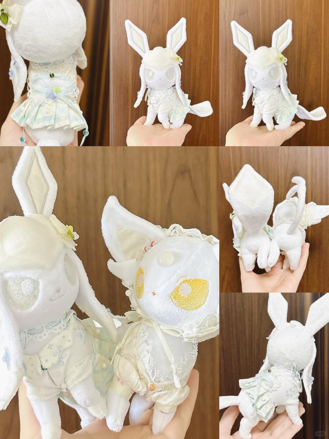 Eevee Sewing Pattern PDF Kawaii Pokemon Plush Bag Charm Handmade Gift for Pokemon Lover and Cute Things to Sew Instant Download