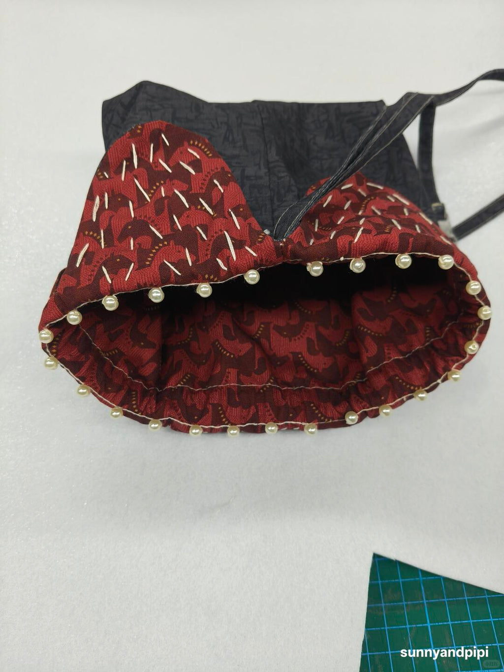 Flower Drawstring Bag Sewing Pattern, Petal Purse Pattern, Unique Crossbody Bag Pattern, Floral Shoulder Bag PDF, DIY Bag Pattern, Tutorial