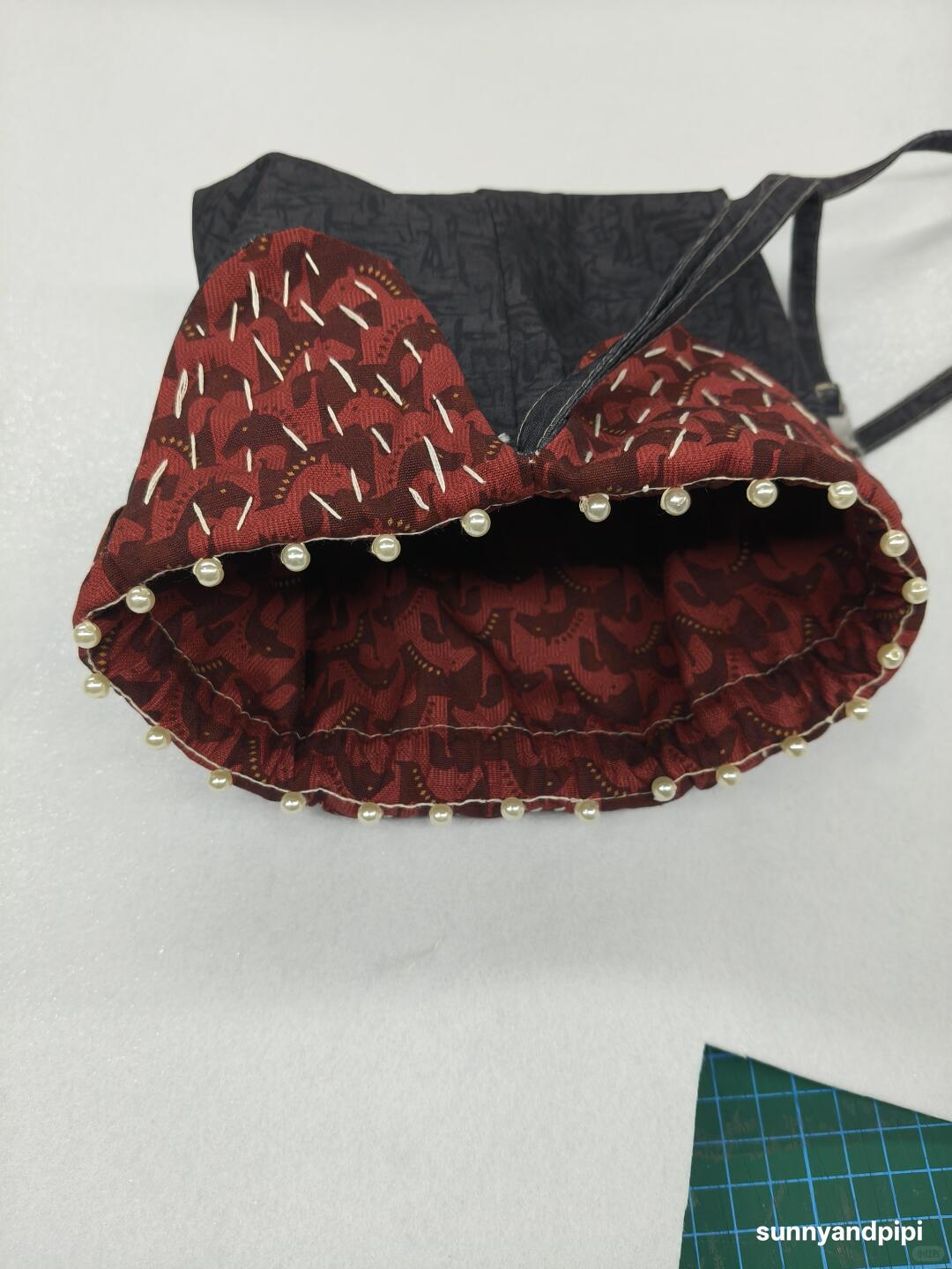 Flower Drawstring Bag Sewing Pattern, Petal Purse Pattern, Unique Crossbody Bag Pattern, Floral Shoulder Bag PDF, DIY Bag Pattern, Tutorial