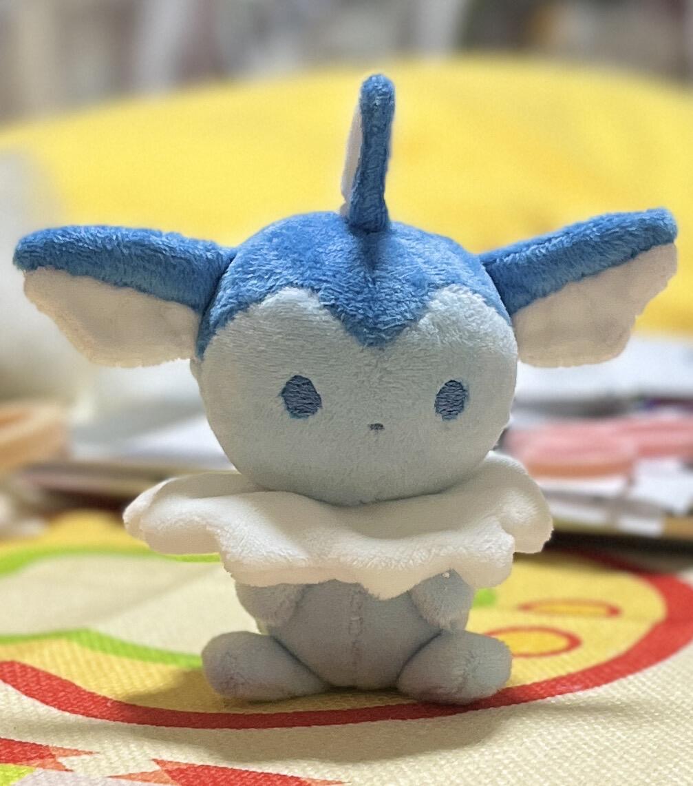 Vaporeon Sewing Pattern PDF, Pokemon Plushie Pattern, Eeveelution Plushie Bag Charm DIY, Kawaii Pokemon Softie, Vaporeon Keychain Pattern, Anime Plush Gift, Cute Things to Sew, Instant Download