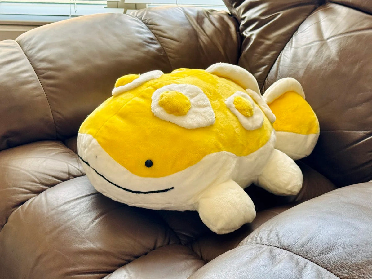 Handmade Clodsire plush front view for a DIY sewing project