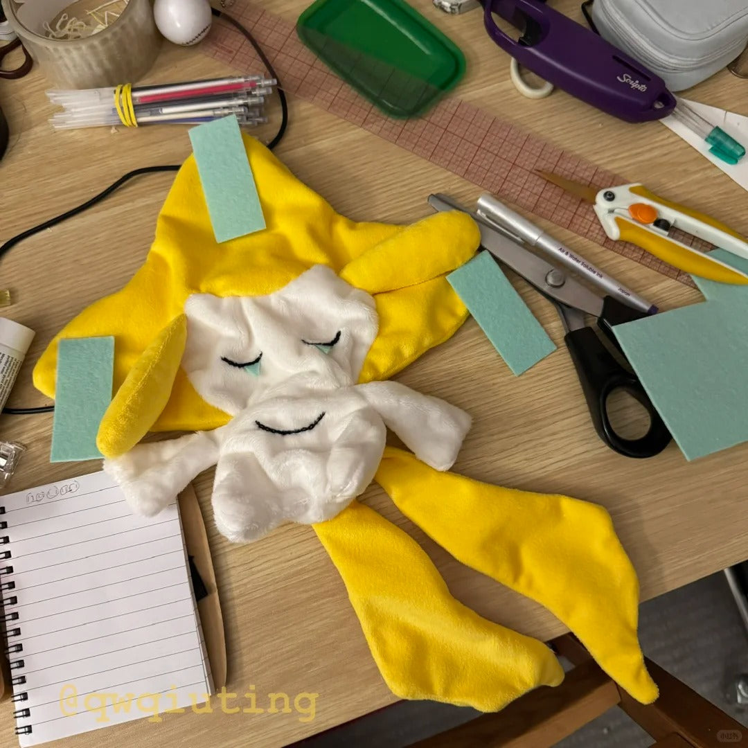 Jirachi Plush Sewing Pattern PDF – Wishing Star Pokémon Sewing Project
