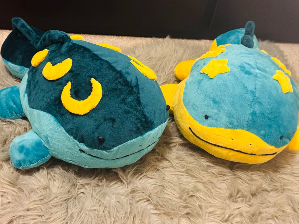 Soft Clodsire plush displayed after sewing and stuffing