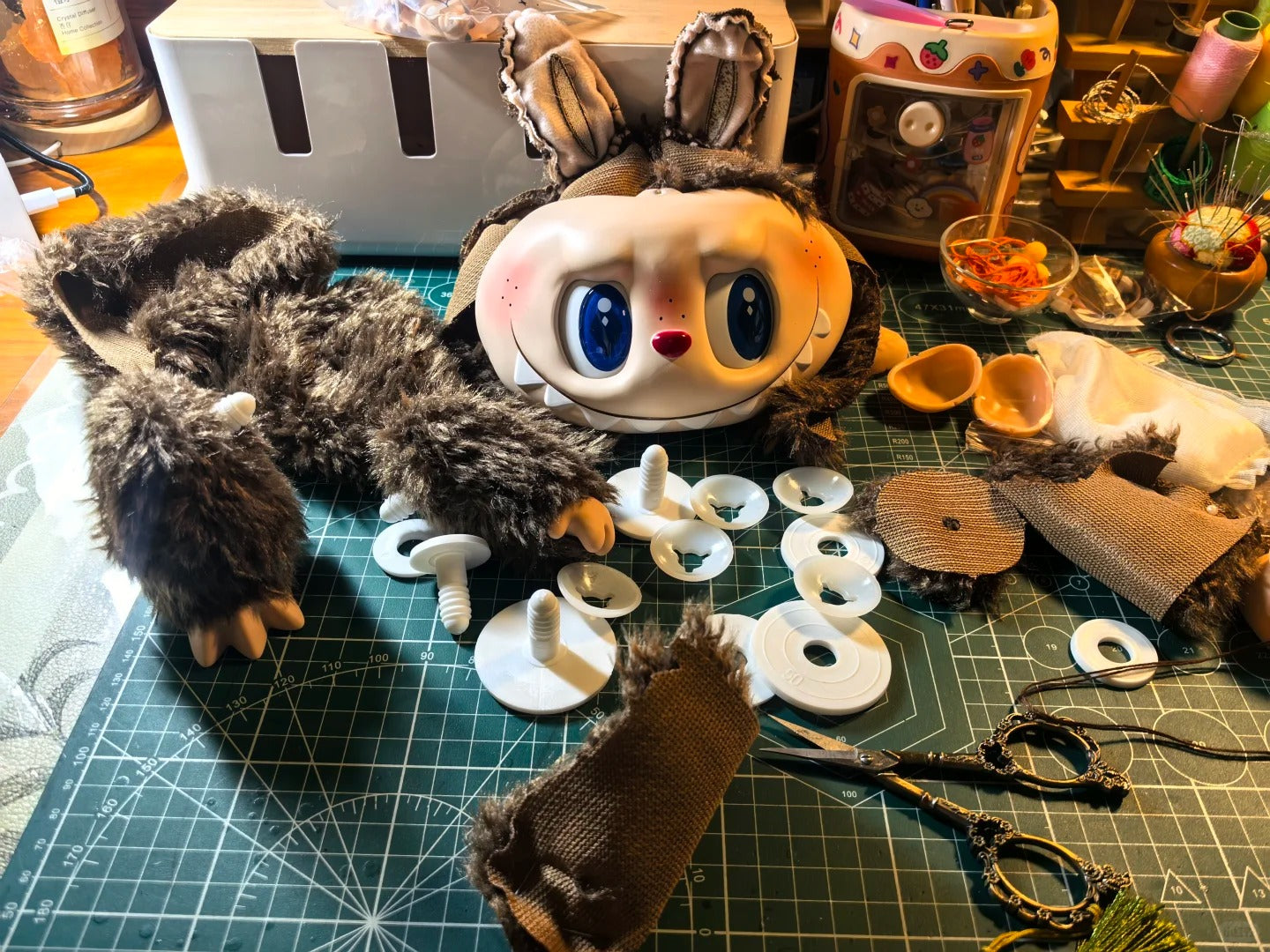 Labubu / Zimomo Sewing Pattern (38cm Plush) + Beginner Video Tutorial | DIY Large Plush Toy Pattern