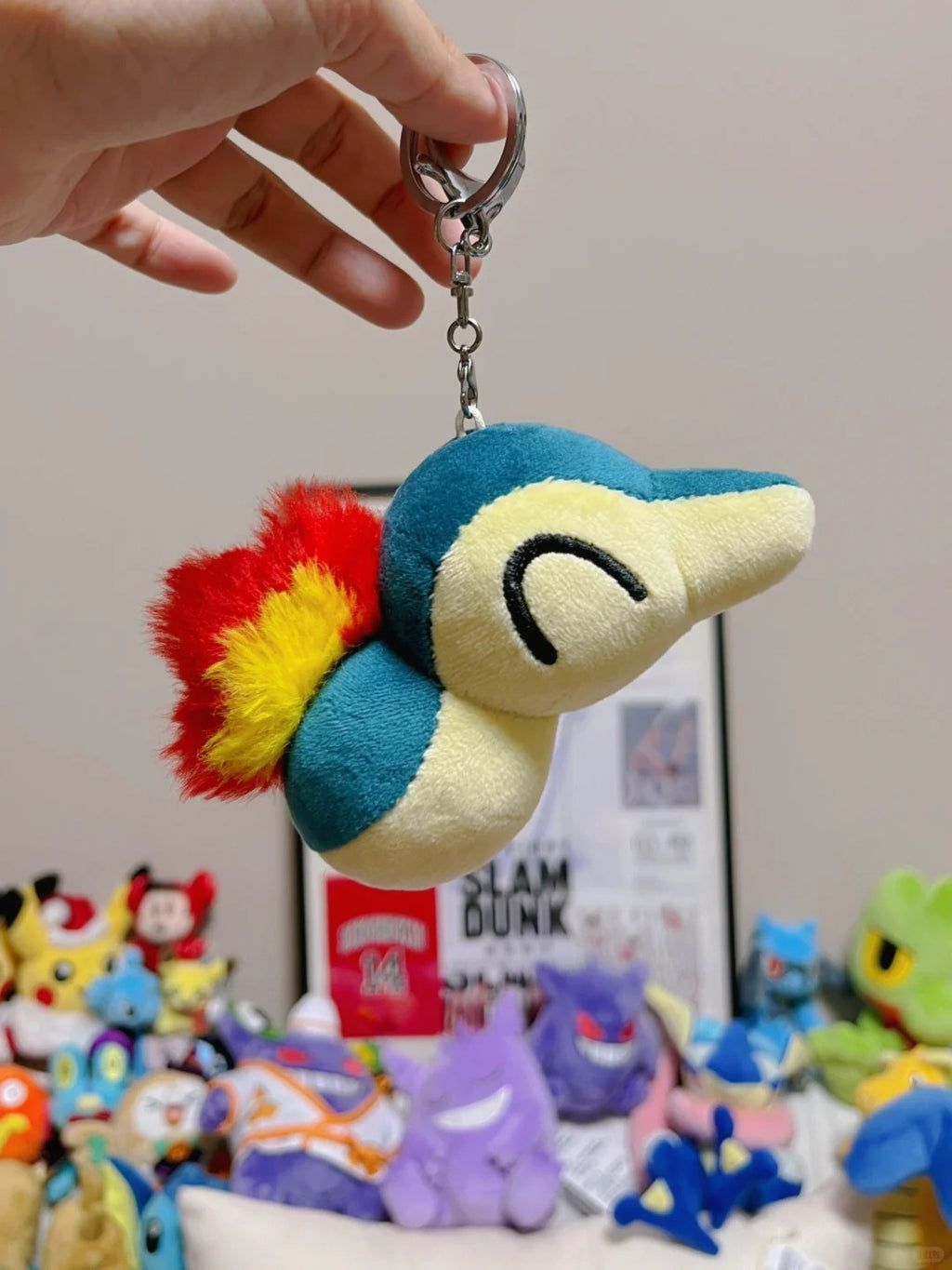 Cyndaquil Sewing Pattern PDF – Pokemon Plushie Keychain Faux Fur Soft Toy