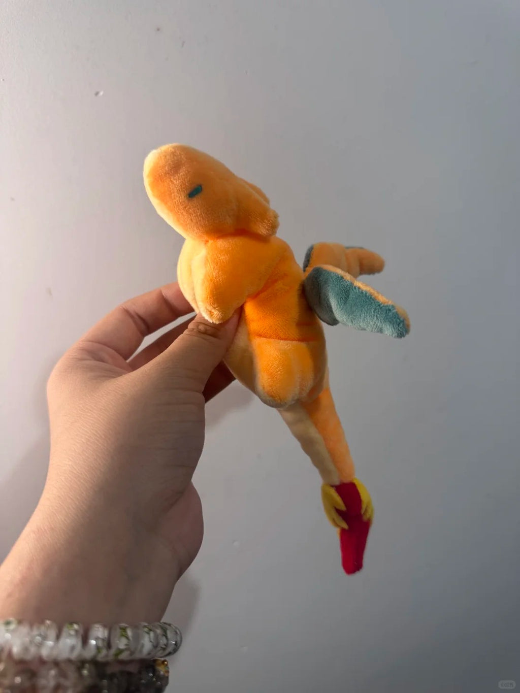 Handmade Charizard Plush Toy, Cute Mini Dragon Pocket Buddy, Soft Pokémon Inspired Gift (Physical product)