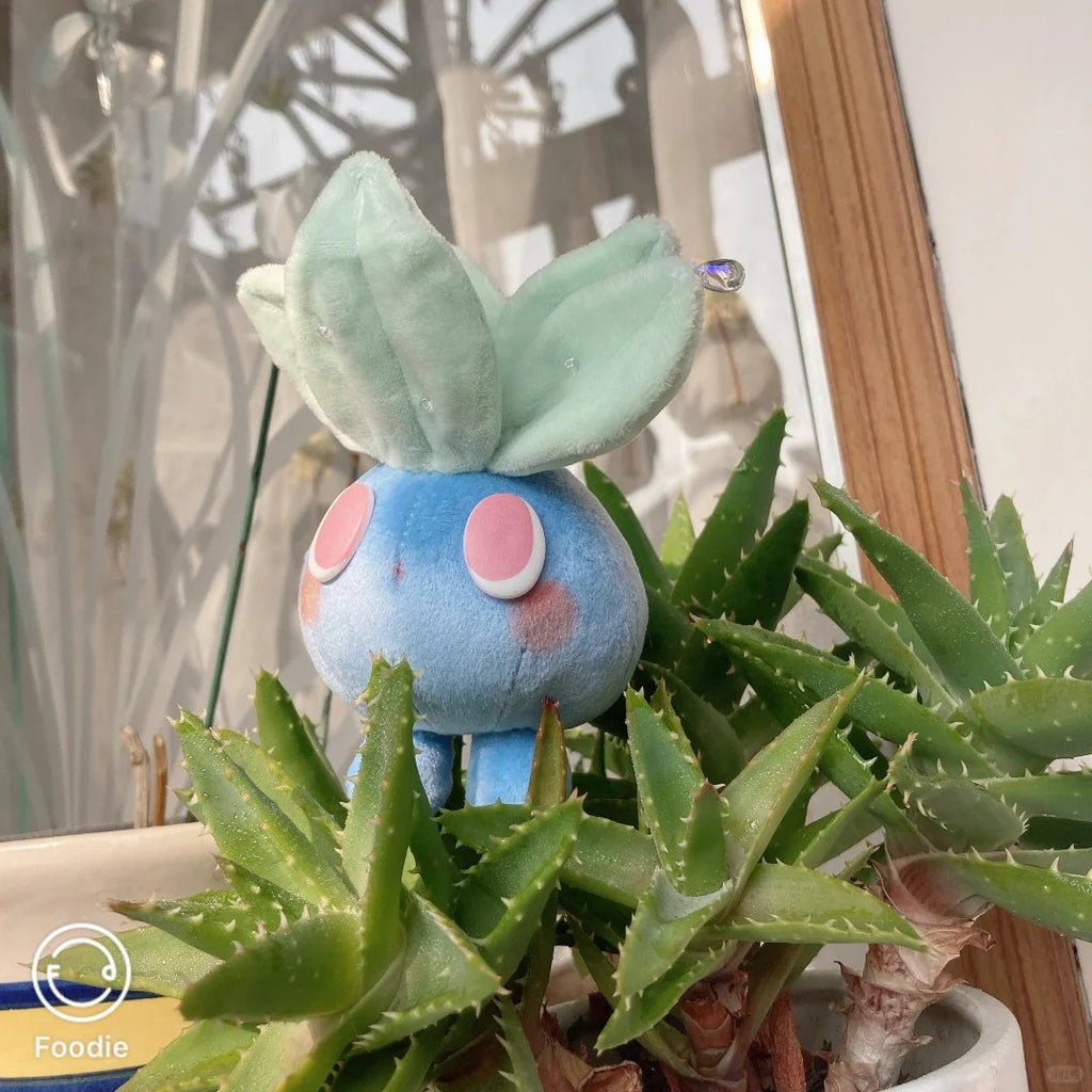 Cute Oddish plushie – Pokémon sewing pattern finished project
