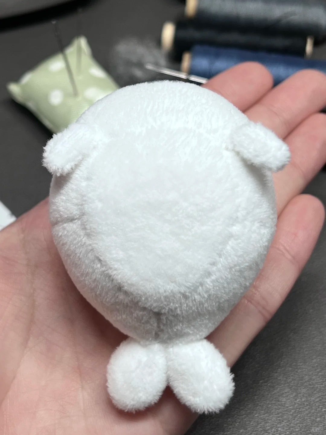 Baby Seal Sewing Pattern PDF — Round Harp Seal Plushie 
Tutorial for Minky Fabric | Kawaii Stuffed Animal 
Instant Download