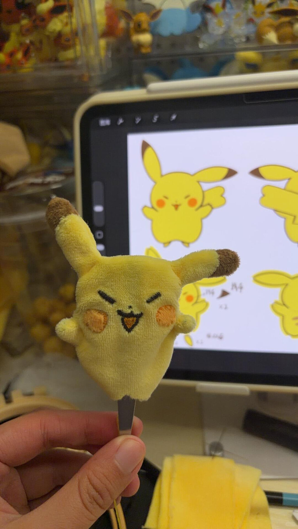 Easy Pikachu Sewing Pattern PDF Kawaii Pokemon Plush DIY Chibi Blob Pikachu Softie Beginner Friendly Pokemon Gift Plush Instant Download