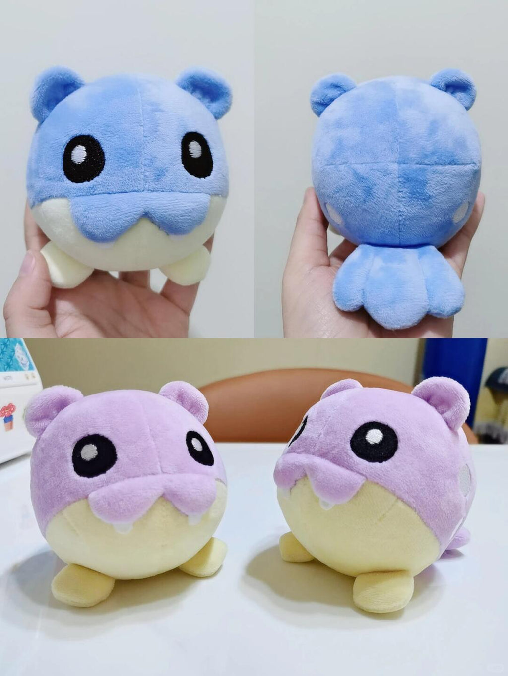 Spheal Plush Pattern PDF, Cute Seal Plush Sewing Pattern, Pokemon Inspired Plushie Tutorial, Kawaii Pocket Plush, Beginner Sewing Project