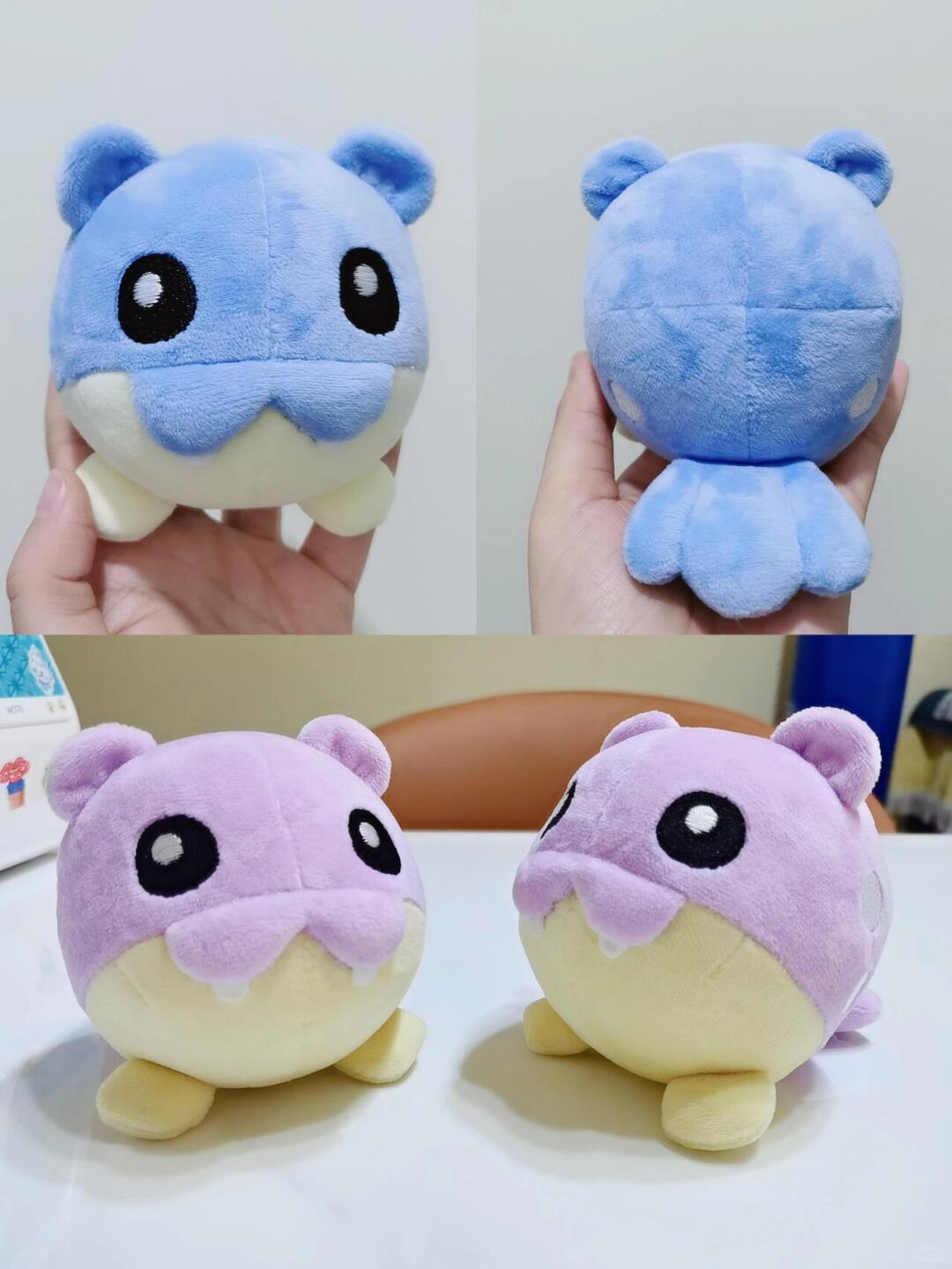 Spheal Plush Pattern PDF, Cute Seal Plush Sewing Pattern, Pokemon Inspired Plushie Tutorial, Kawaii Pocket Plush, Beginner Sewing Project