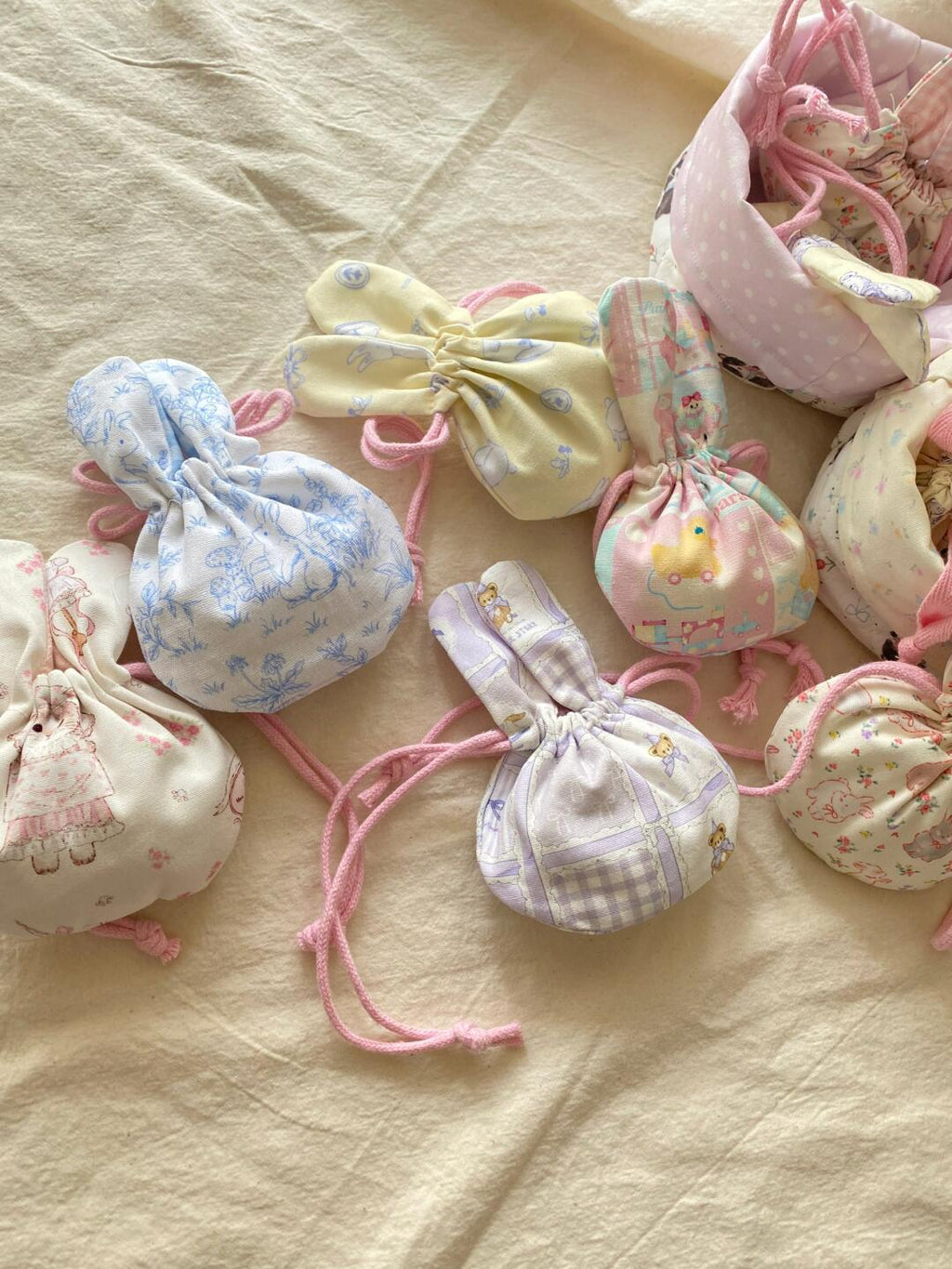 Bnny pouch sewing pattern