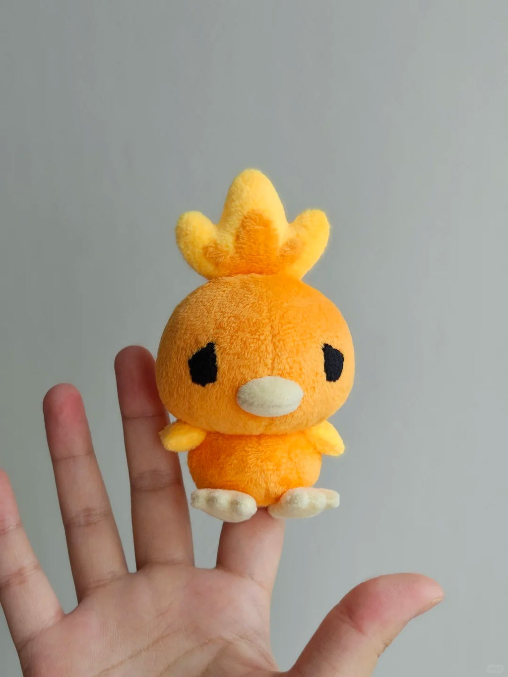 Torchic plush sewing pattern 5 – handmade Pokémon plushie DIY project