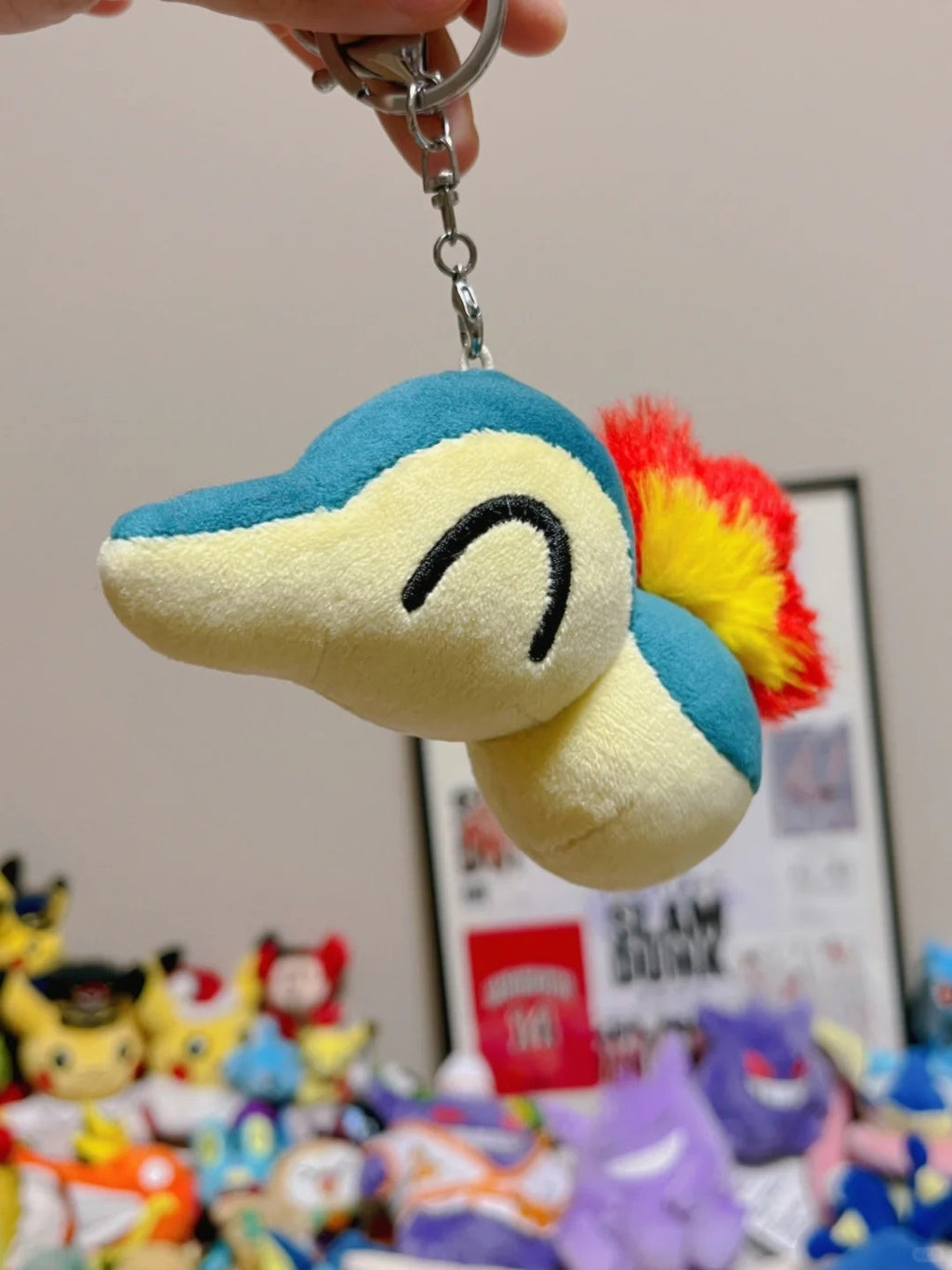 Cyndaquil Sewing Pattern PDF – Pokemon Plushie Keychain Faux Fur Soft Toy