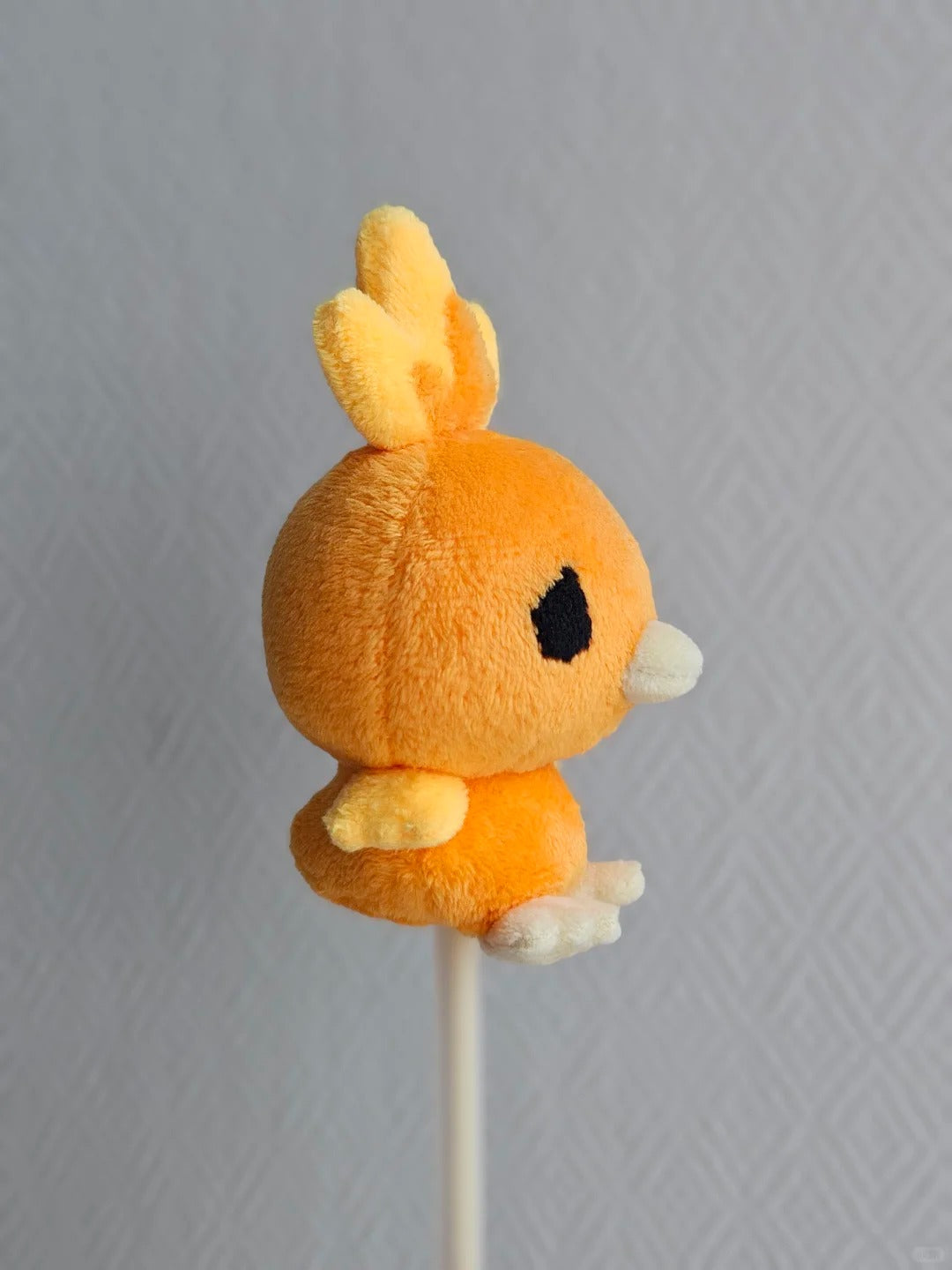 Torchic plush sewing pattern 6 – handmade Pokémon plushie DIY project