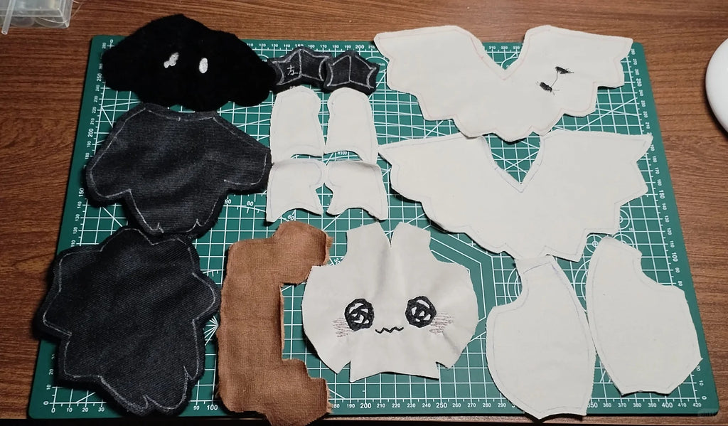 Handmade Mimikyu Plush, Cute Pokemon Plushie, Ghost Pokemon Stuffed Animal, Kawaii Plush Toy Gift for Pokemon Fans
