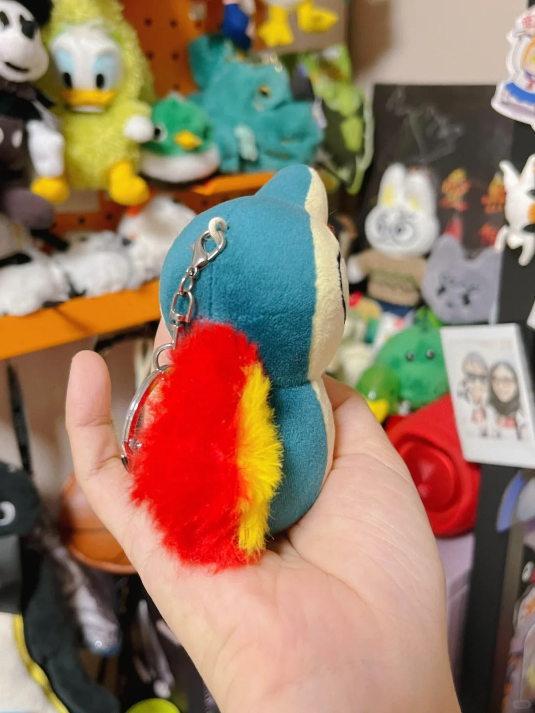 Cyndaquil Sewing Pattern PDF – Pokemon Plushie Keychain Faux Fur Soft Toy