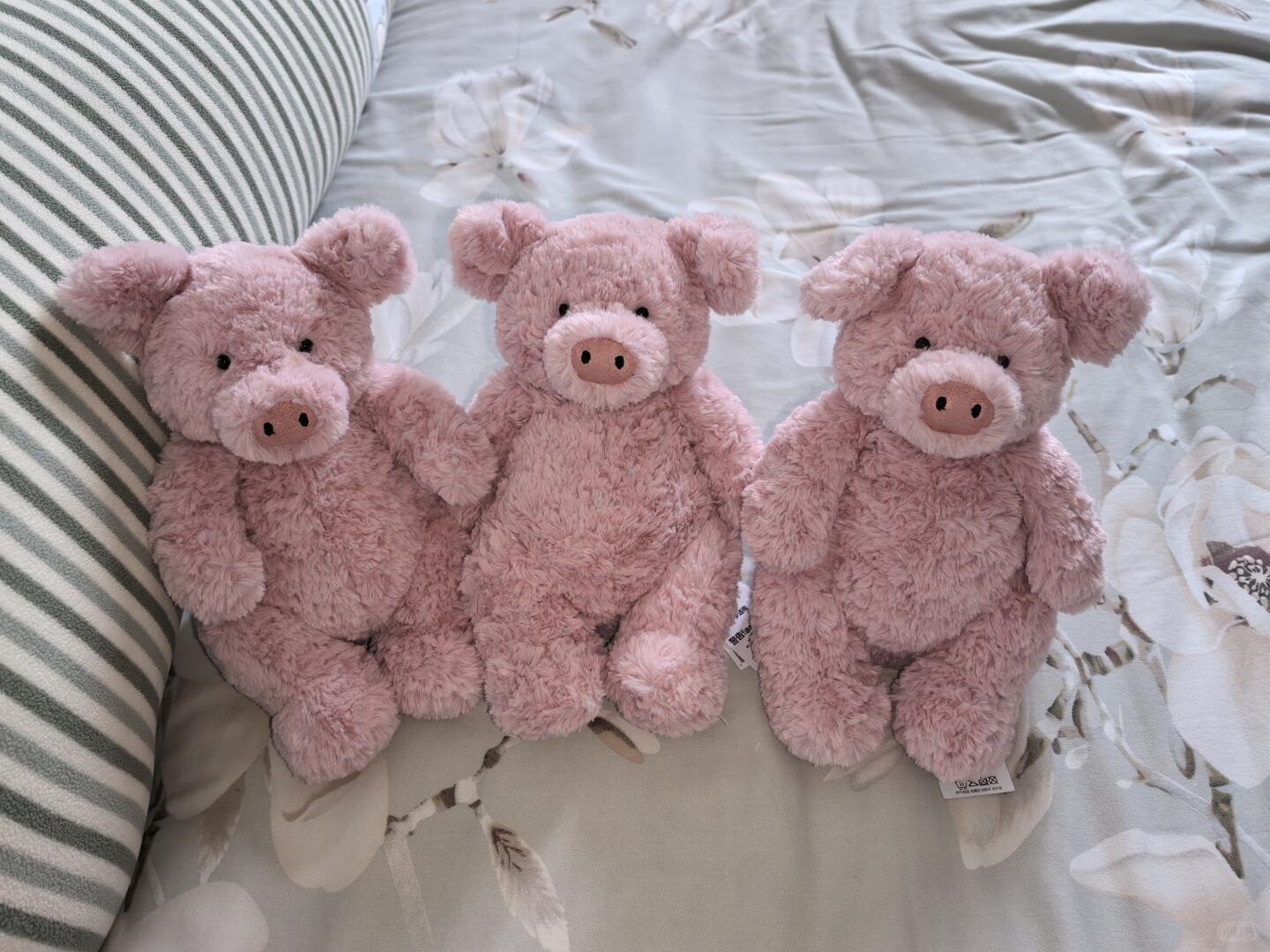 Pig Sewing Pattern PDF Jellycat Style Barnabus Pig Plushie Chubby Kawaii Stuffed Animal Sewing Pattern Instant Download