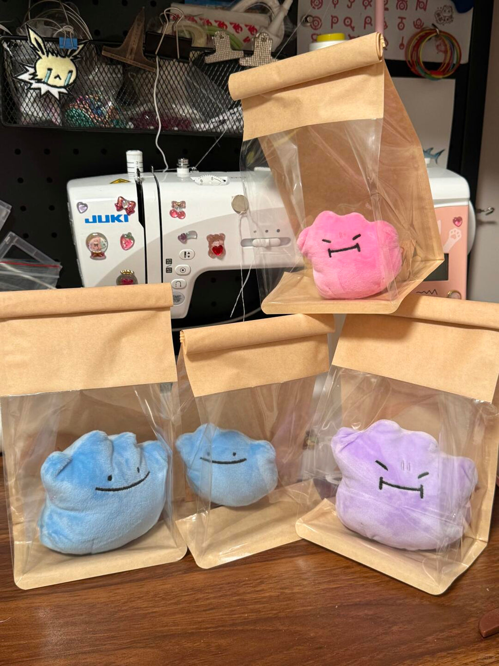 Ditto Plush Sewing Pattern PDF | Easy Beginner Kawaii Pokemon Stuffed Animal Tutorial | Instant Download Felt Fleece Plushie Template