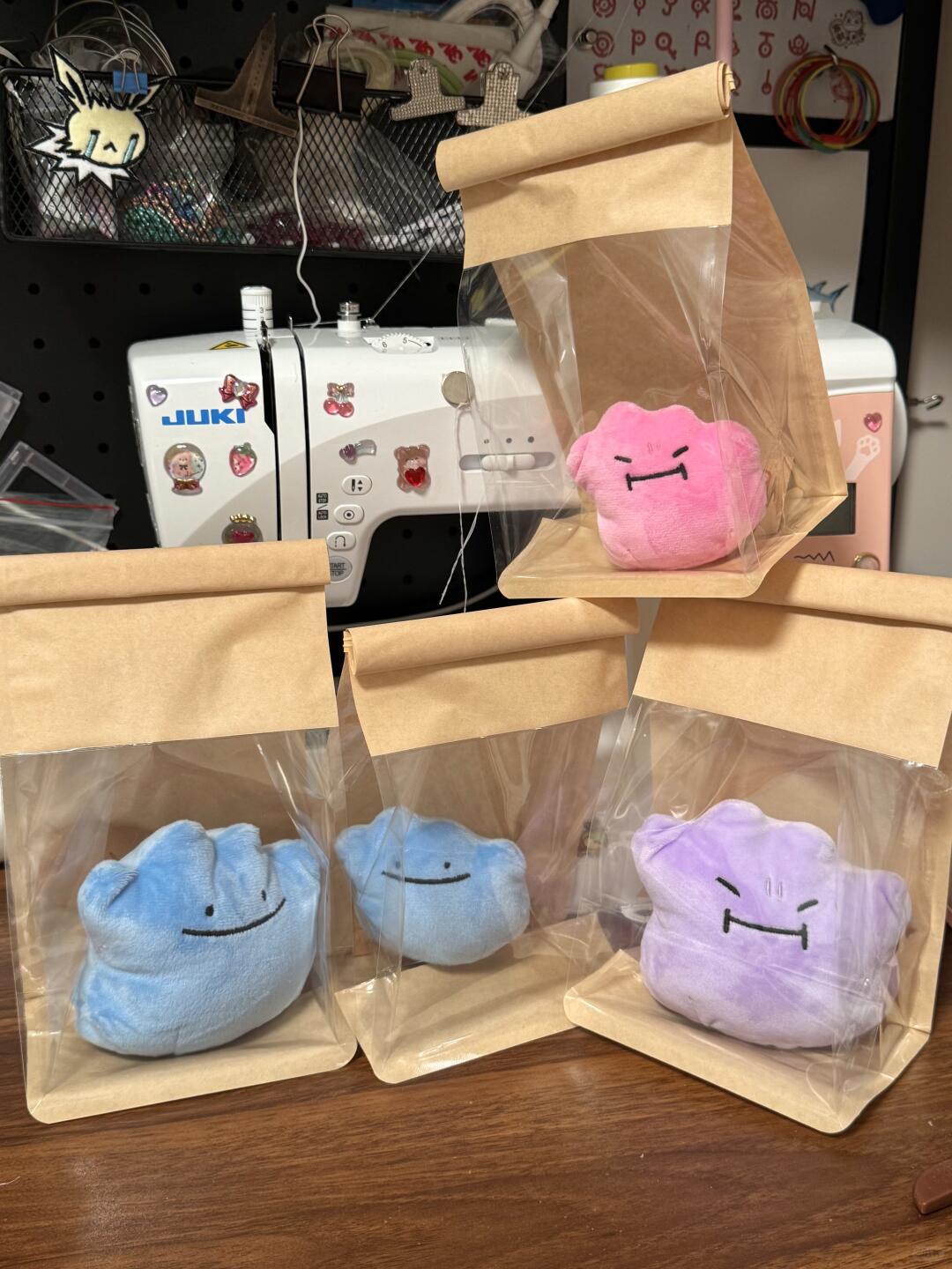Ditto Plush Sewing Pattern PDF | Easy Beginner Kawaii Pokemon Stuffed Animal Tutorial | Instant Download Felt Fleece Plushie Template