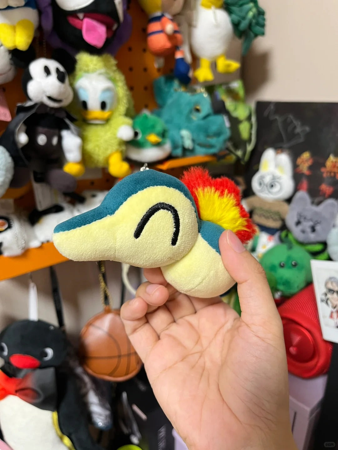 Cyndaquil Sewing Pattern PDF – Pokemon Plushie Keychain Faux Fur Soft Toy