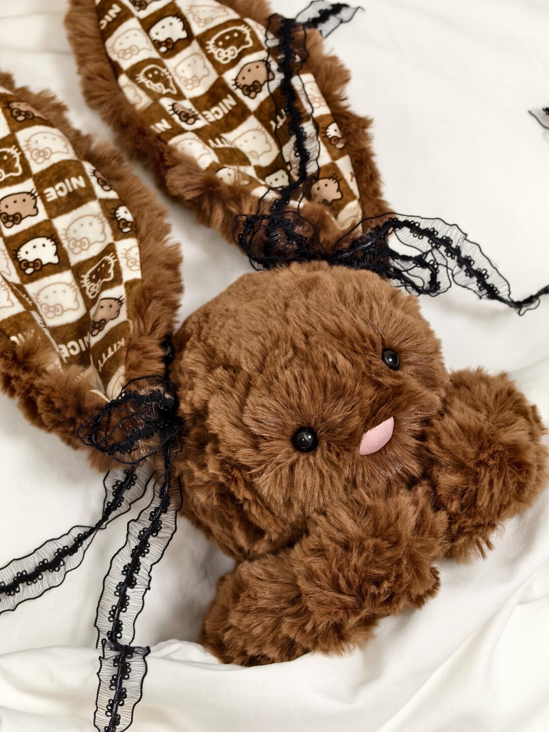 Jellycat-Style Bunny Sewing Pattern – PDF Soft Toy Rabbit Plushie Pattern