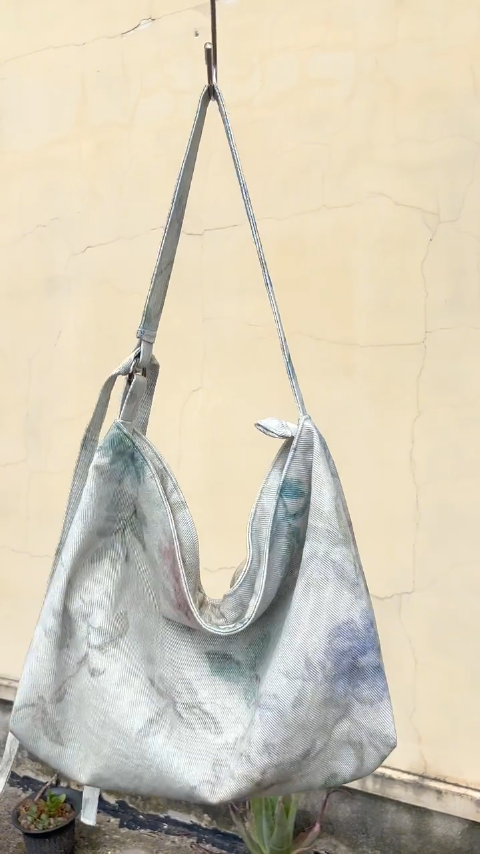Slouchy Hobo Bag Sewing Pattern PDF | Adjustable Shoulder Bag Pattern | Zipper Tote Bag | Beginner Friendly | Step-by-Step Video Tutorial