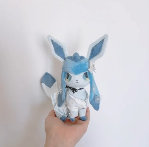 Eevee Sewing Pattern PDF Kawaii Pokemon Plush Bag Charm Handmade Gift for Pokemon Lover and Cute Things to Sew Instant Download