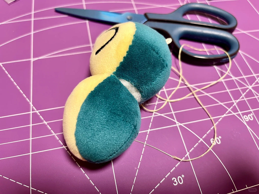 Cyndaquil Sewing Pattern PDF – Pokemon Plushie Keychain Faux Fur Soft Toy
