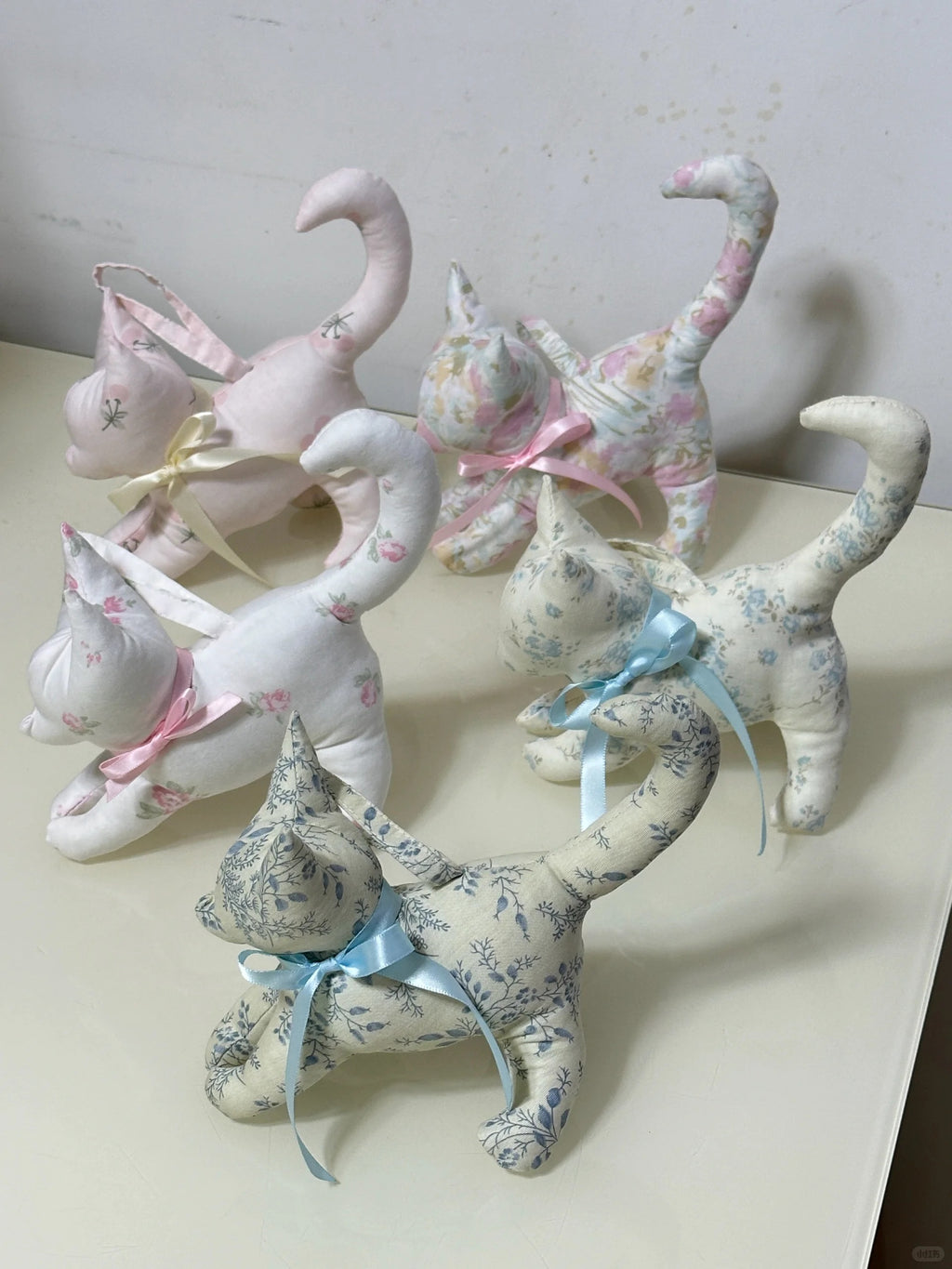 Cat Sewing Pattern PDF Stuffed Plush Cat Tutoria Beginner DIY Soft Toy 2 Size Instant Download
