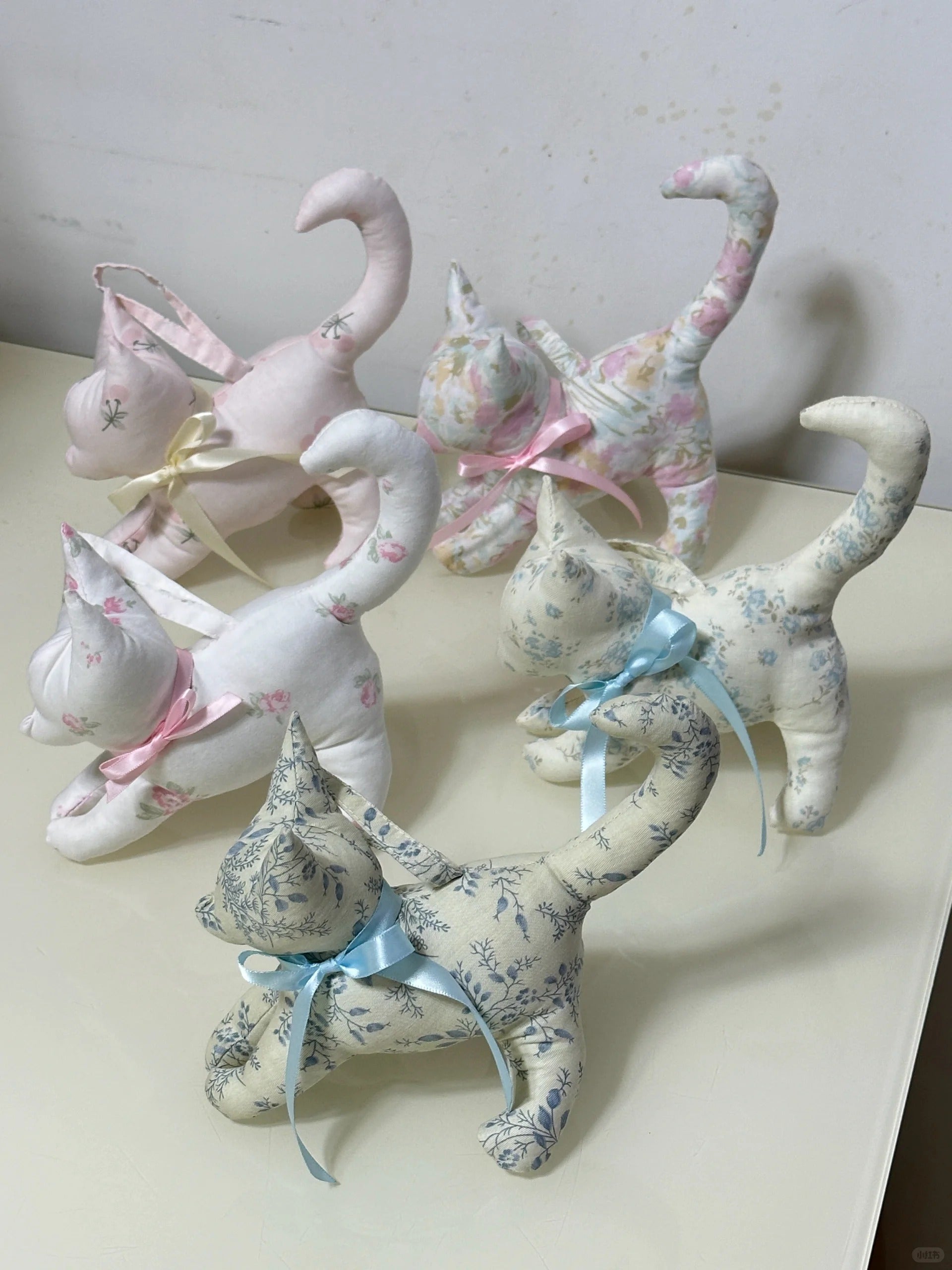 Cat Sewing Pattern PDF Stuffed Plush Cat Tutoria Beginner DIY Soft Toy 2 Size Instant Download