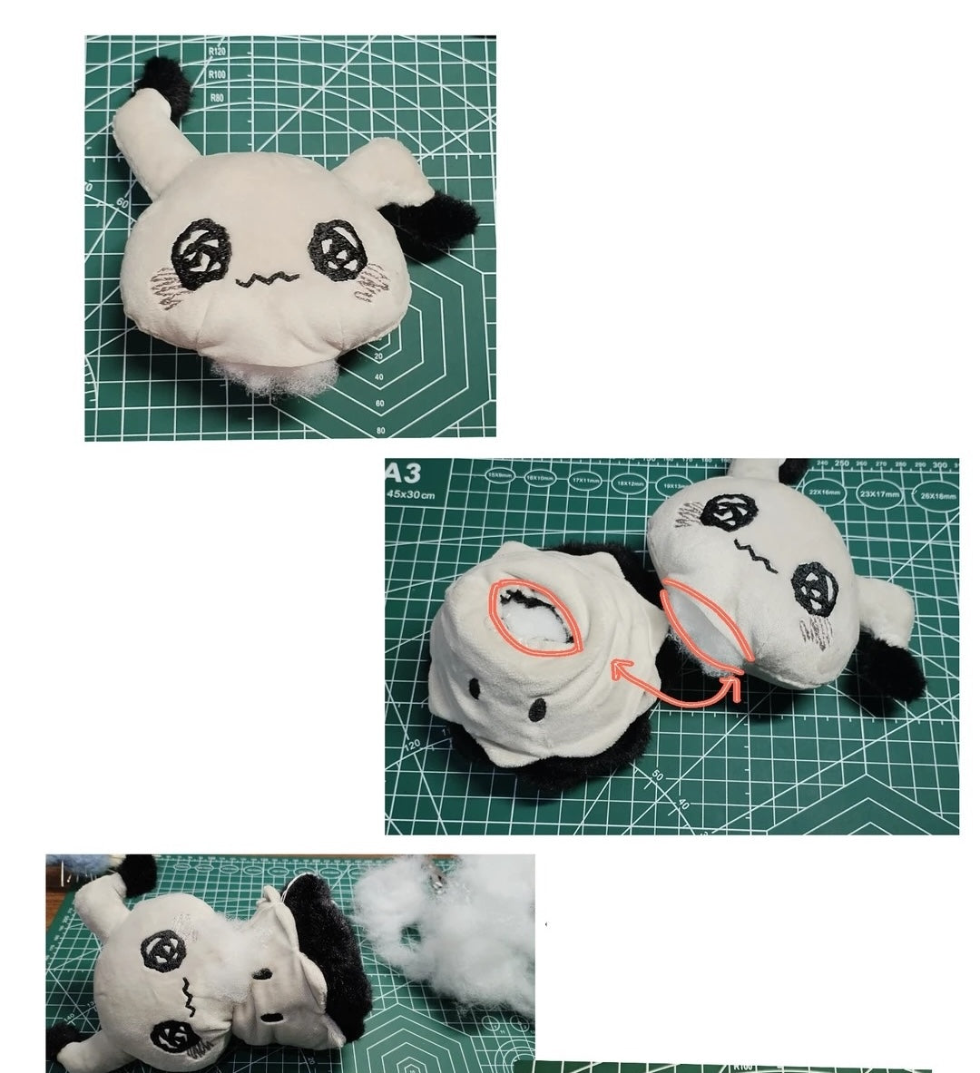 Mimikyu Sewing Pattern PDF Pokemon Plush Kawaii Bag Charm Softie Pokemon Fan Gift  Instant Download