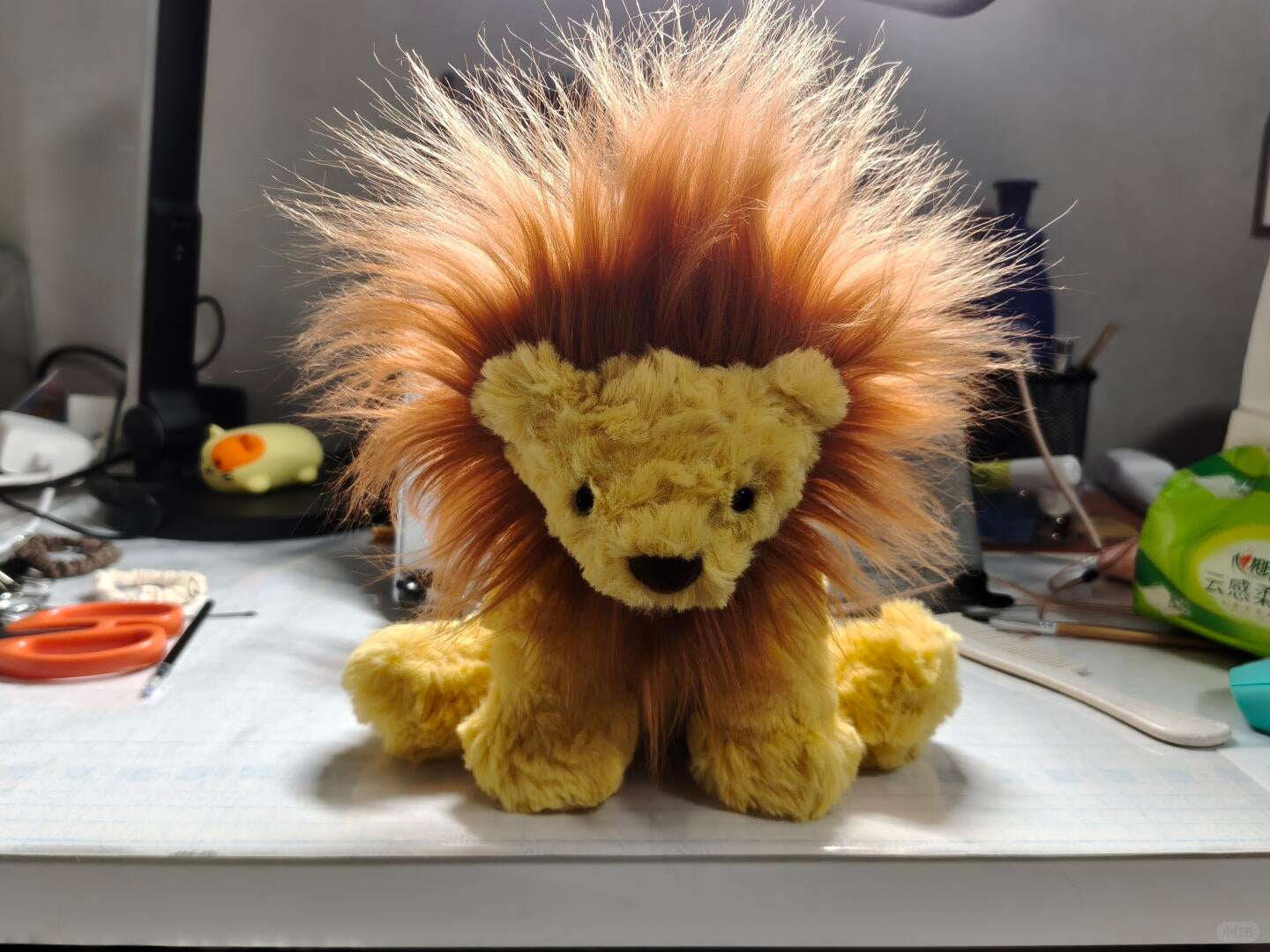Lion Sewing Pattern PDF, Jellycat Style Fuddlewuddle Lion Plushie, Fluffy Stuffed Animal Softie, Kawaii Gift, Instant Download