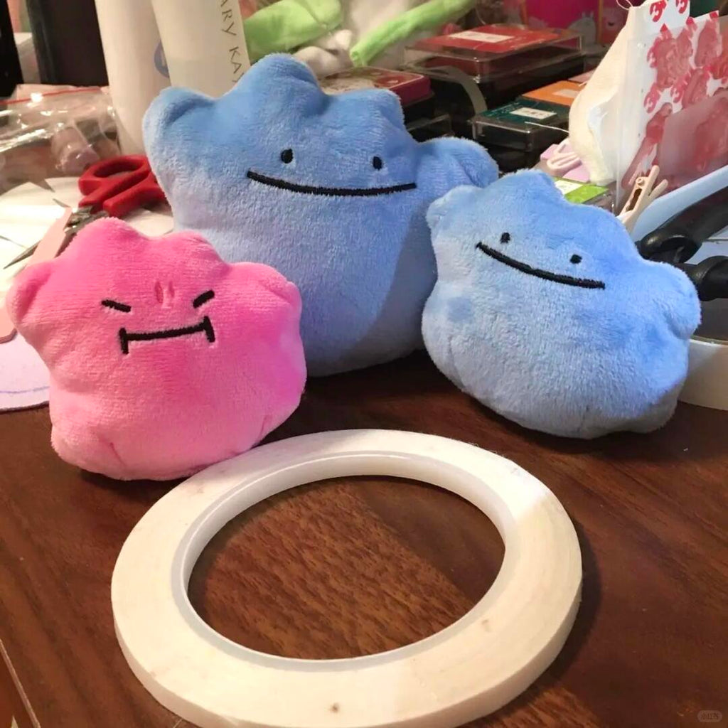 Ditto Plush Sewing Pattern PDF | Easy Beginner Kawaii Pokemon Stuffed Animal Tutorial | Instant Download Felt Fleece Plushie Template