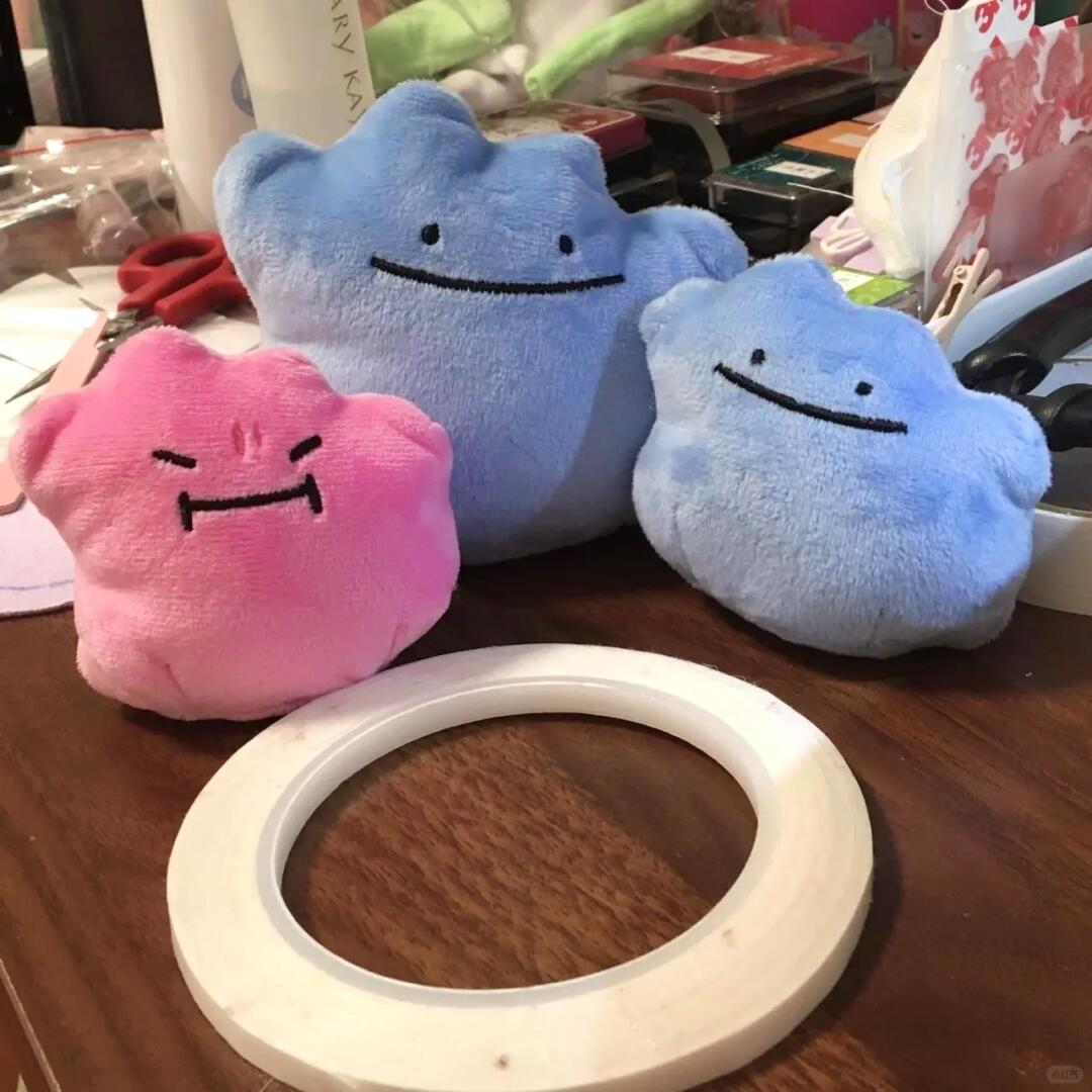 Ditto Plush Sewing Pattern PDF | Easy Beginner Kawaii Pokemon Stuffed Animal Tutorial | Instant Download Felt Fleece Plushie Template