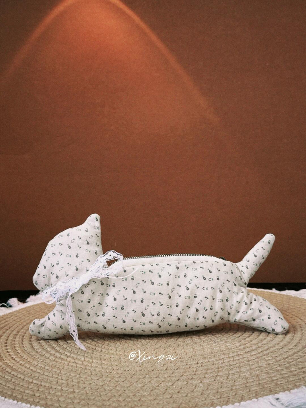 Cat and Bunny Makeup Bag Sewing Pattern | Pencil Case Pouch Sewing Pattern