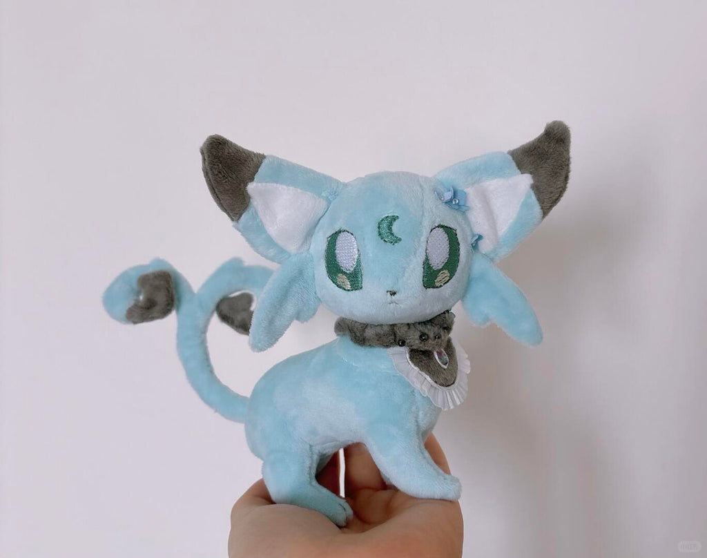 Eevee Sewing Pattern PDF Kawaii Pokemon Plush Bag Charm Handmade Gift for Pokemon Lover and Cute Things to Sew Instant Download