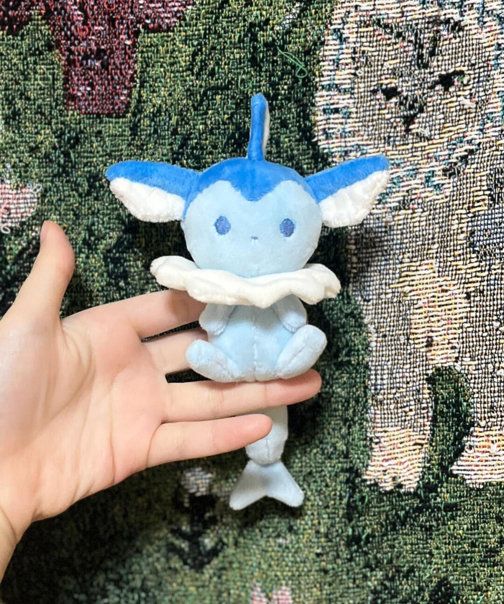 Vaporeon Sewing Pattern PDF, Pokemon Plushie Pattern, Eeveelution Plushie Bag Charm DIY, Kawaii Pokemon Softie, Vaporeon Keychain Pattern, Anime Plush Gift, Cute Things to Sew, Instant Download