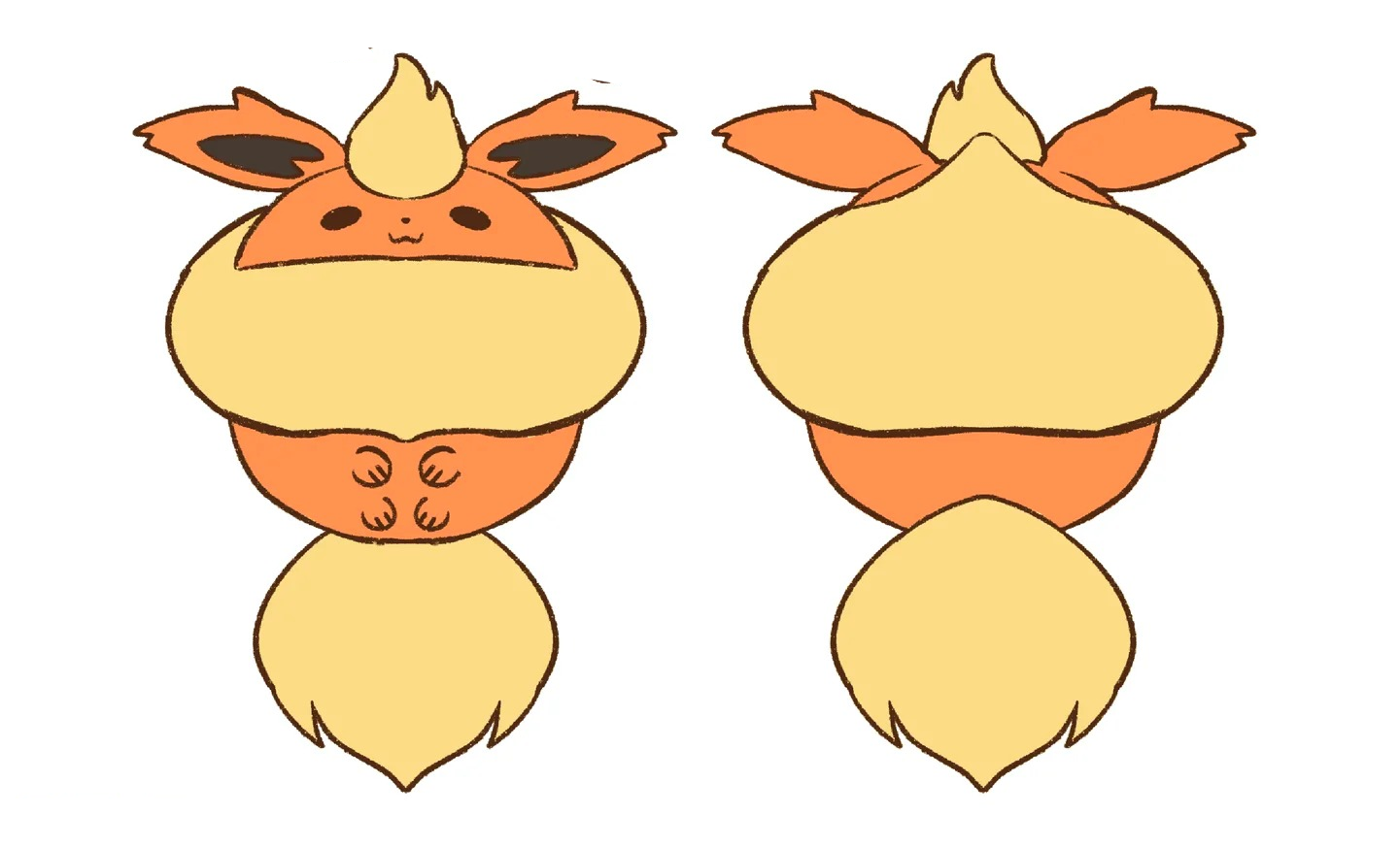 Flareon Sewing Pattern PDF, Eeveelution Dango Plushie Pattern, Pokemon Bag Charm DIY, All 8 Eeveelutions Base Pattern, Kawaii Fire Type Pokemon Softie, Anime Plush Gift, Cute Things to Sew, Instant Download