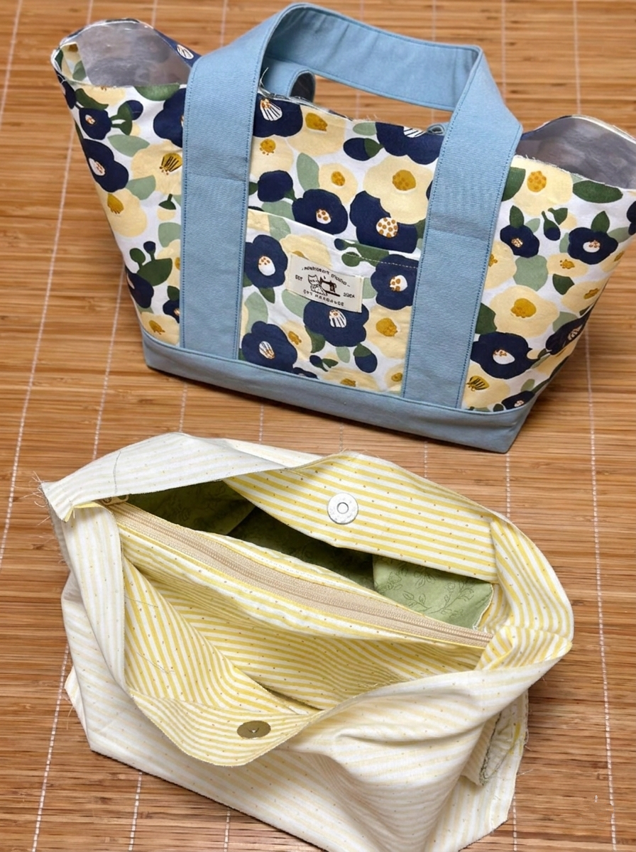 Large Canvas Beach Boat Tote Bag Sewing Pattern Easy Beach Bag Pattern with Step by Step Video Tutorial Grocery Bag Sewing Pattern PDF