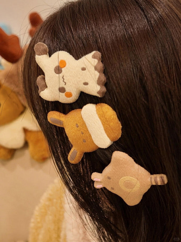 Pokémon Hair Clip STL Files | Kawaii 3D Print | Pikachu Mimikyu Raichu Mantine | Digital Download