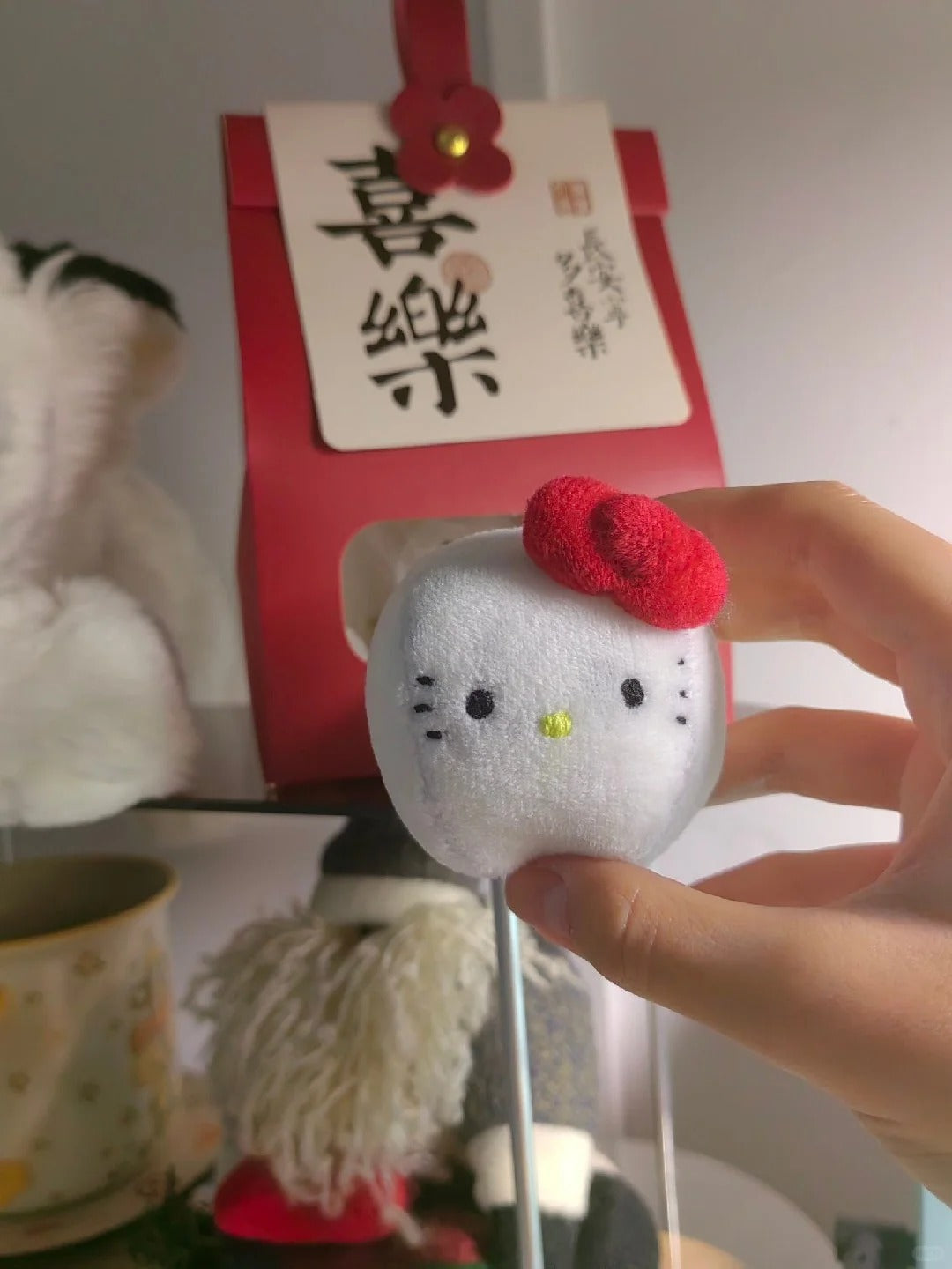 Kawaii Cat Plush Sewing Pattern PDF | Hello Kitty Inspired Round Chubby Cat Face | Sanrio Style Stuffed Toy | Beginner DIY | Instant Download