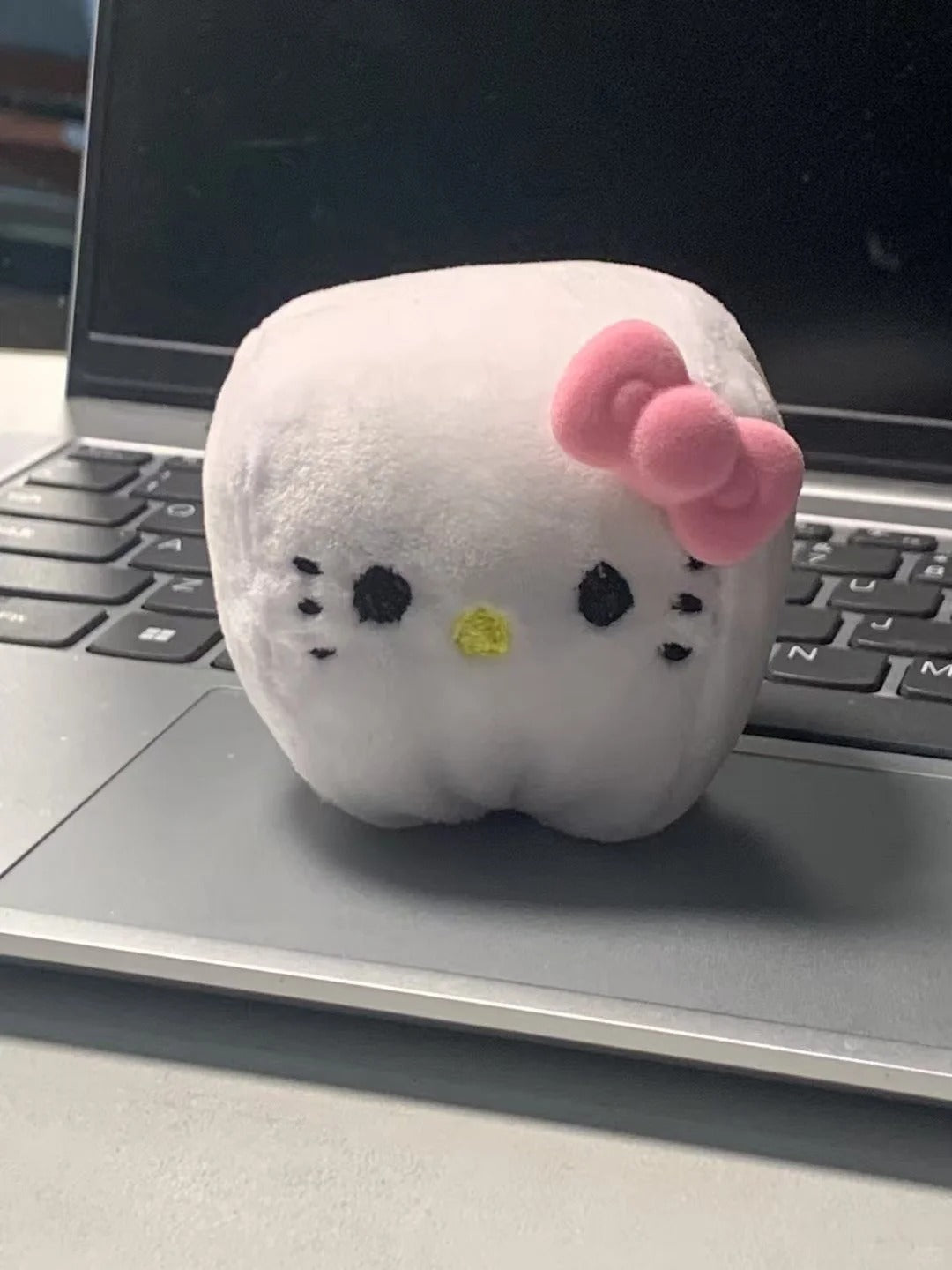 Kawaii Cat Plush Sewing Pattern PDF | Hello Kitty Inspired Round Chubby Cat Face | Sanrio Style Stuffed Toy | Beginner DIY | Instant Download