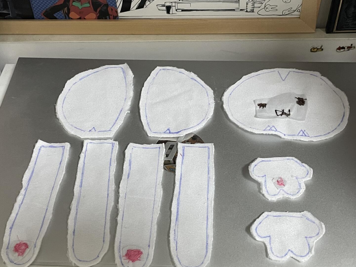 Laundry Rabbit Sewing Pattern PDF – Y2K Coreland-Style Kawaii Plushie Keychain