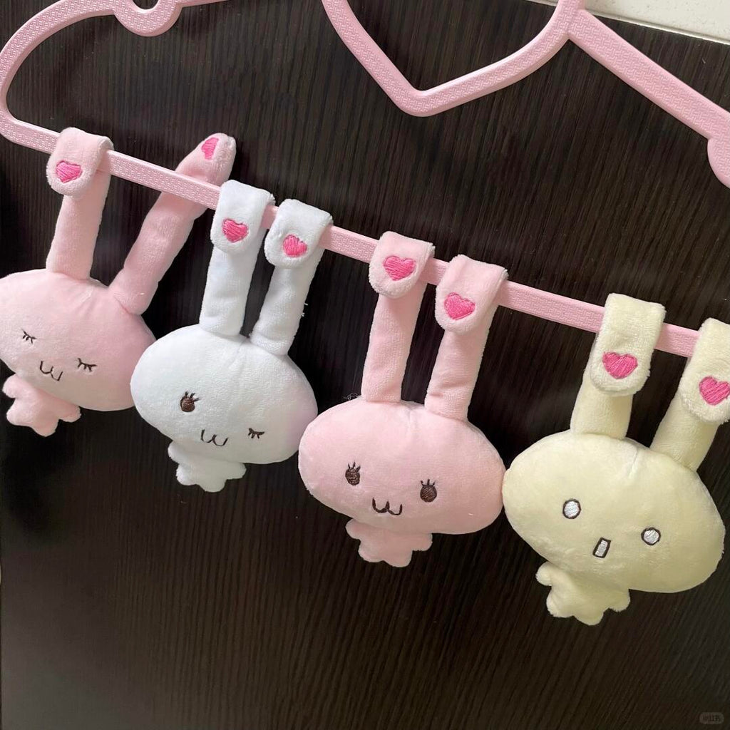 Laundry Rabbit Sewing Pattern PDF – Y2K Coreland-Style Kawaii Plushie Keychain