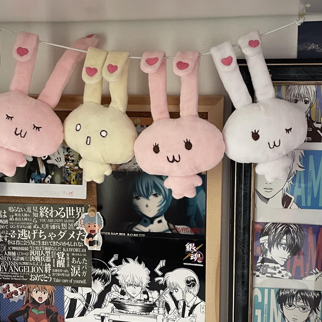 Laundry Rabbit Sewing Pattern PDF – Y2K Coreland-Style Kawaii Plushie Keychain