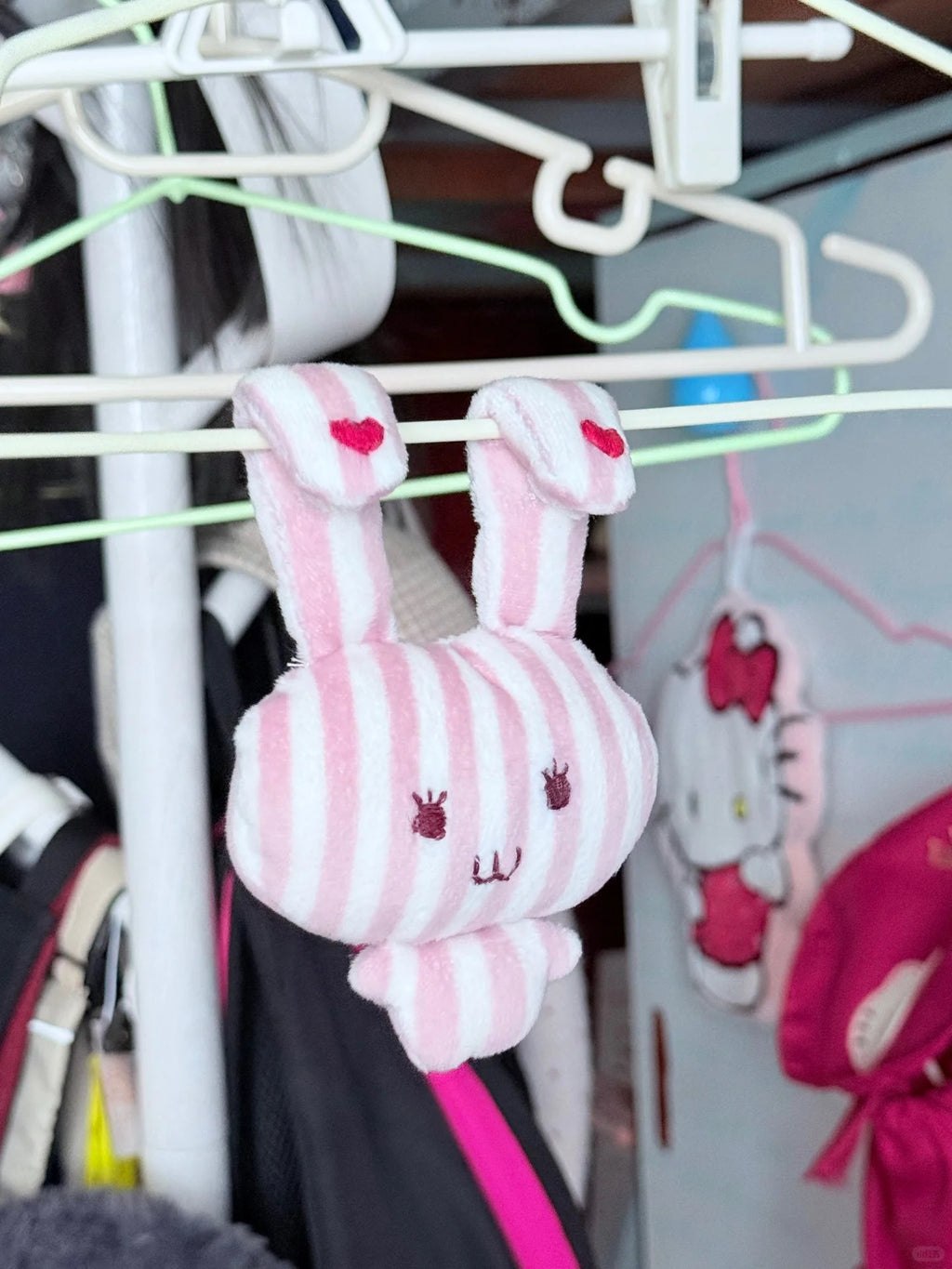 Laundry Rabbit Sewing Pattern PDF – Y2K Coreland-Style Kawaii Plushie Keychain